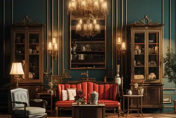 Vintage interior painting colors. Luxury house painting