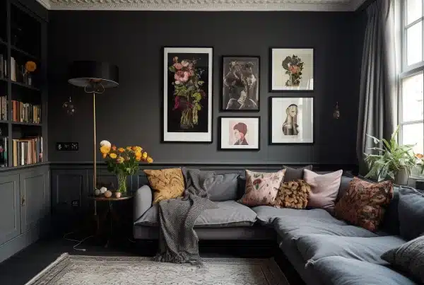 Soft black from Fine Paints of Europe. Luxury House Painting in Seattle, WA