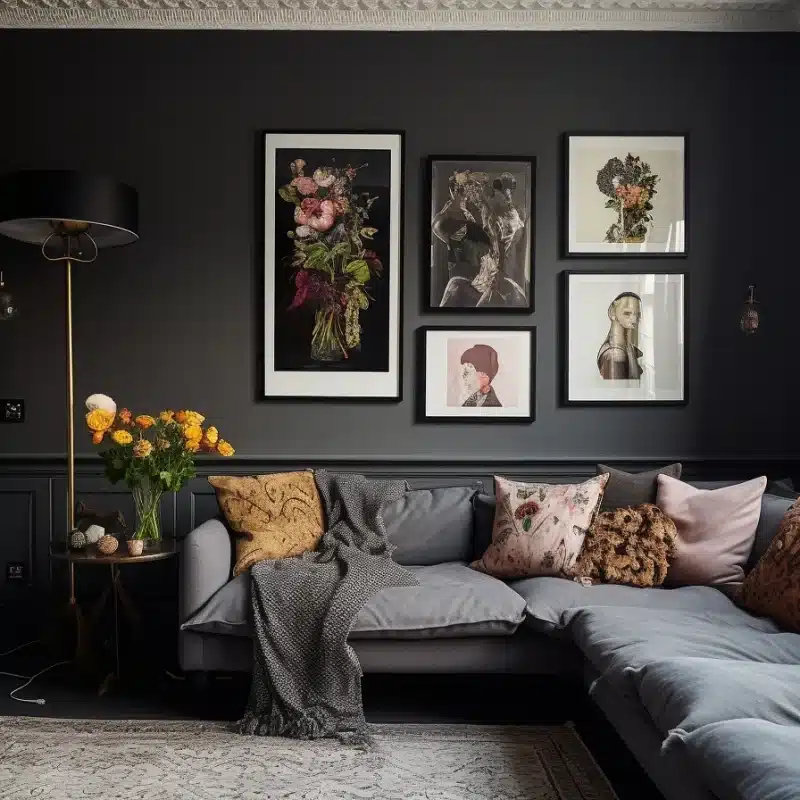 Soft black from Fine Paints of Europe. Luxury House Painting in Seattle, WA