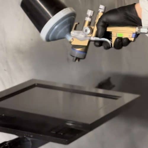 Cabinet painting process